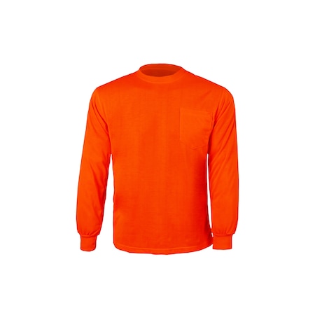 Long Sleeve T-Shirt, 2X-Large, Orange